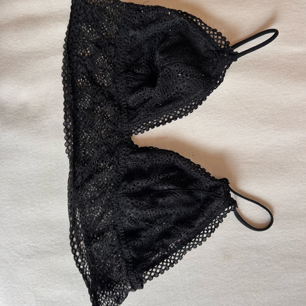 Victoria's Secret Black Lace Bralette